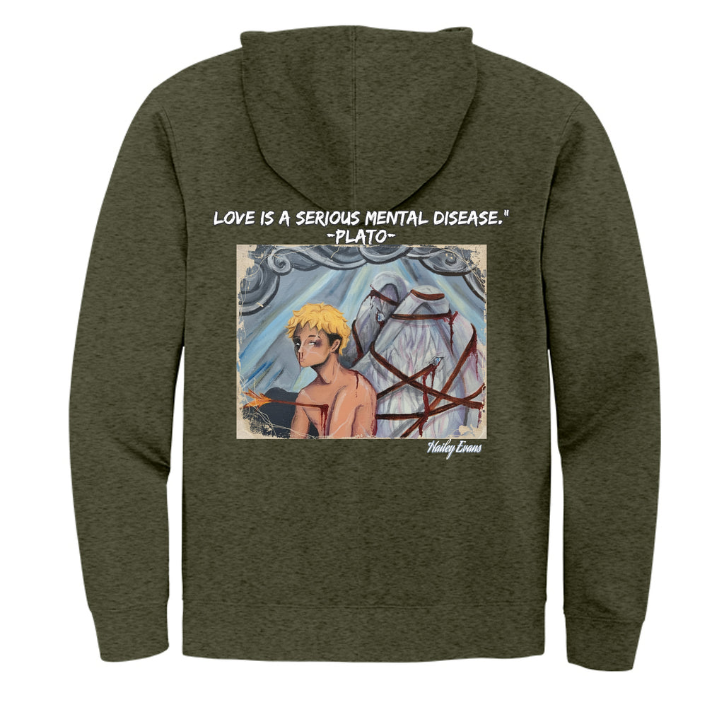Heathered Olive - DT6102 - BACK