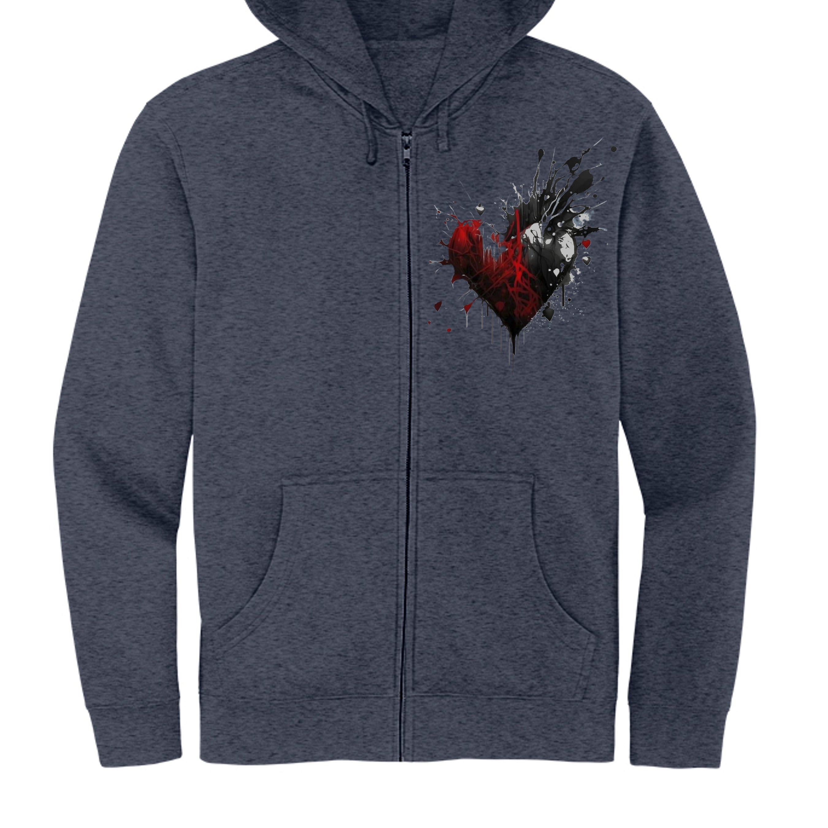 Heathered Navy - DT6102 - FRONT