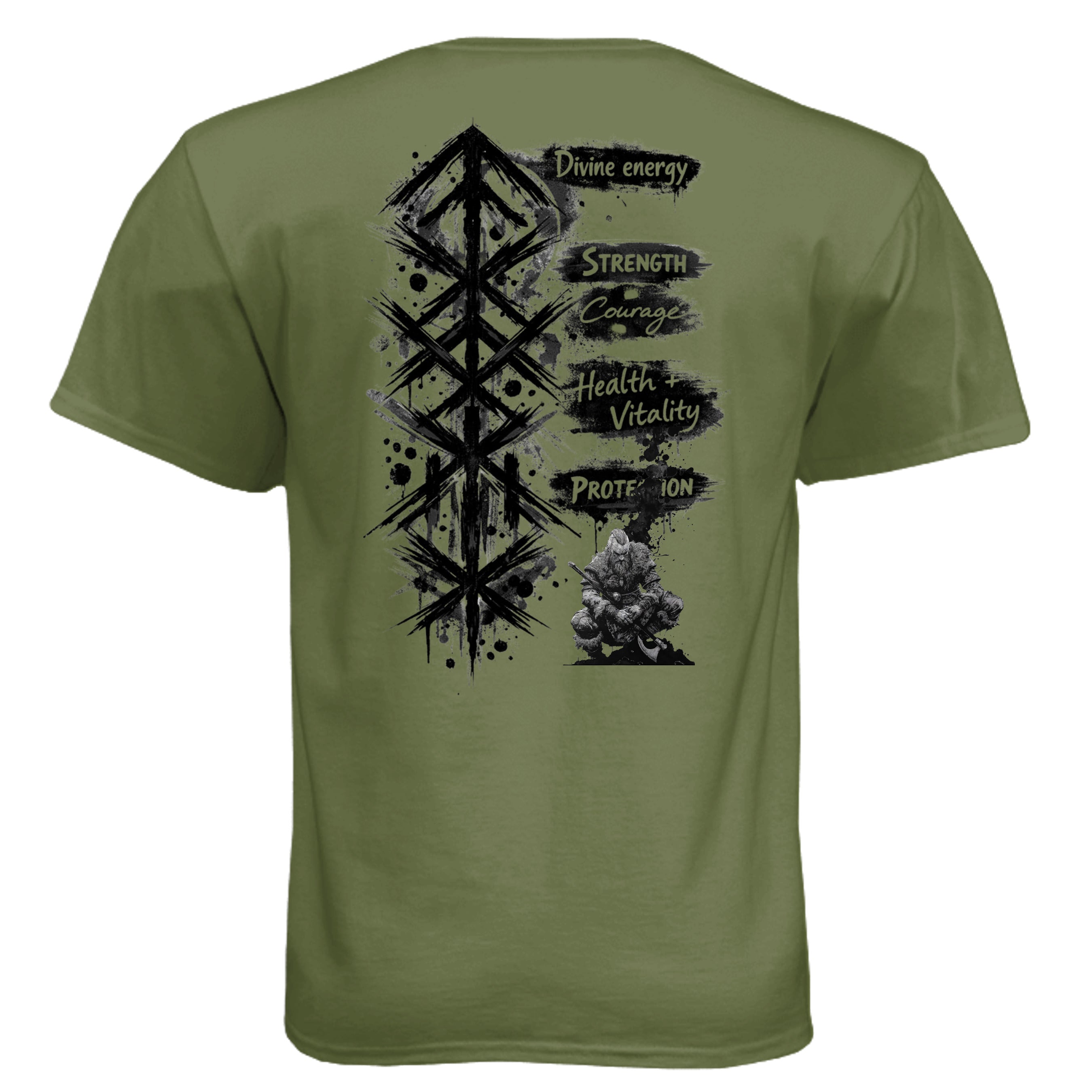 Military Green - N6210 - BACK